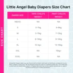 Little Angel Baby Diapers Size Chart