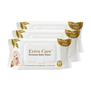 Extra Care Premium Wipes (Pack of 3)